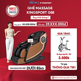 CHỈ GIAO MIỀN NAM | Ghế massage KINGSPORT G88 cao cấp con lăn 3D, hệ thống nhào ở bắp chân và con lăn bàn chân hiện đại