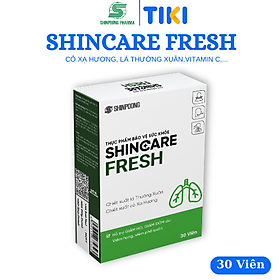 [Hộp 30 viên] Viên Uống SHINCARE FRESH - Hỗ trợ giảm ho, giảm đờm do viêm họng, viêm phế quản - SHINPOONG PHARMA