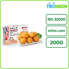 Croquette Cá hồi viên tẩm bột giòn tan Đông Lạnh Meiwa 200g