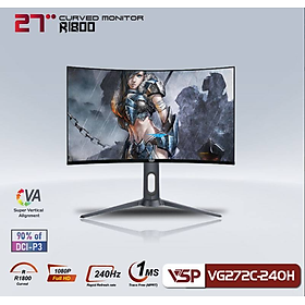 Mua Màn Hình Cong VSP 27  VG272C-240H (27INCH/FHD/VA/240Hz/1Ms) - Hàng Chính Hãng