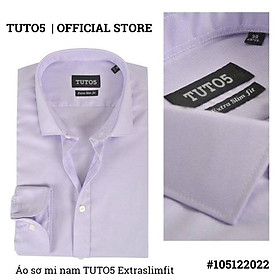 Áo sơ mi dài tay nam TUTO5 sơ mi công sở họa tiết sọc kẻ caro Extra Slim fit Shirt cotton chống nhăn cao cấp phong cách trẻ trung, nam tính - 105122022