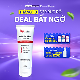Sữa rửa mặt trà xanh Laaskin làm sạch và cung cấp độ ẩm cho da 200g