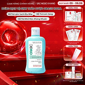 Dung dịch vệ sinh Orasic (100ml) kháng khuẩn thiên nhiên