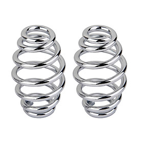 3 '' Coiled  Seat Springs Motorcycle Chassis for Chopper  Bobber Chrome