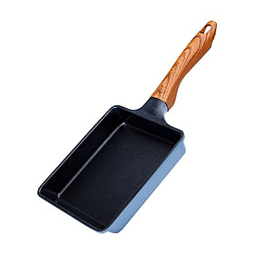 Mua Chảo đúc bằng đá ceramic trứng 15 x 18cm - VUÔNG (Sử dụng tất cả các loại bếp)