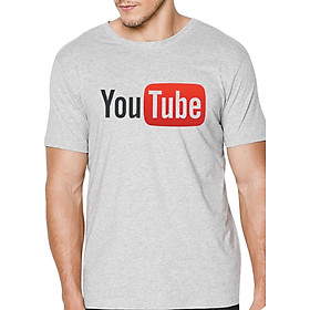 Áo Thun Nam In Hình YouTube Everest AokNAM396 (Xám)