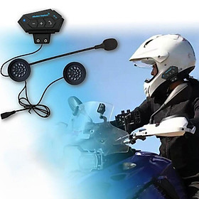 Helmet Headset Wireless Headphones Compatible with Motorcycle Scooter Helmets Talking Hands-Free