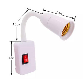 Mua DN03 - Đui đèn phích cắm E27  công tắc tiện dụng  xoay 360 độ