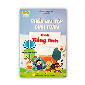 Sách - Phiếu bài tập cuối tuần tiếng anh 4 ( kết nối )