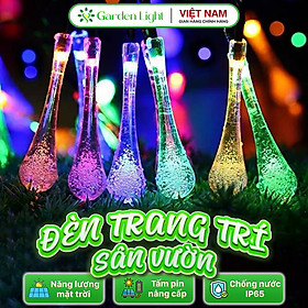 Mua Đèn trang trí năng lượng mặt trời hình giọt nước  tiết kiệm điện  bóng siêu sáng  chống thấm nước - DA3165