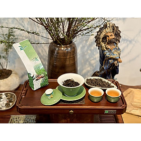 HẮC TRÀ OOLONG - HƯƠNG VỊ KHÓI ĐẶC TRƯNG - VỊ NGỌT - UỐNG NGON - 100G -VIỆT LONG TRÀ