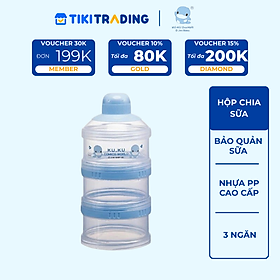 Hộp Chia Sữa Cho Bé KuKu Duckbill - 3 Ngăn