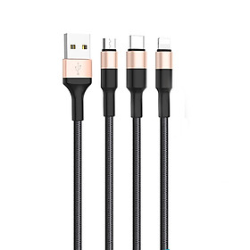 Mua Cáp Sạc X26 Xpress 3 Cổng Lightning/ Micro USB/ Type-C