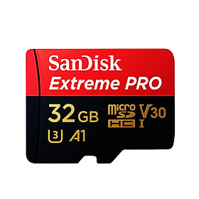 Thẻ nhớ TF Card Tốc độ siêu nhanh SanDisk Extreme Pro MicroSD U3 C10 A2 V30 4K-Size