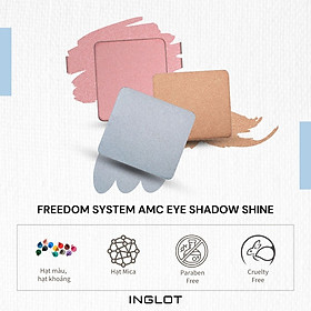 Lõi phấn mắt Freedom System Amc Eye Shadow Shine INGLOT