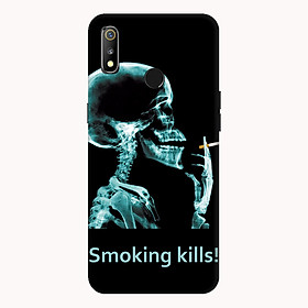 Ốp lưng điện thoại Realme 3 hình Smoking Kills - Hàng chính hãng