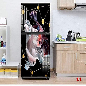 Mua MIẾNG DÁN TỦ LẠNH 3D SONG NGƯ