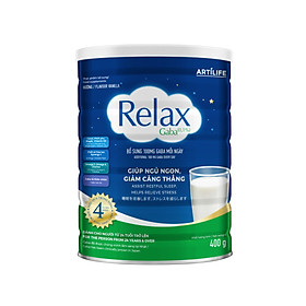 Relax Gaba Hương Vani Lon 400g - Giúp Ngủ Ngon Hiệu Quả.
