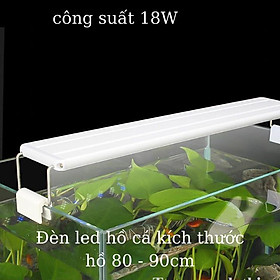 Đèn led hồ cá cảnh FISH80 dành cho hồ cá từ 80 đến 90cm với ánh sáng trắng và xanh phù hợp cho hồ cá , hồ thủy sinh