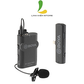 Microphone Boya BY-WM4 PRO-K3 - Micro ghi âm dành cho điện thoại, máy tính bảng hệ điều hành IOSS kèm hộp đựng kiêm dock sạc  - Hàng chính hãng