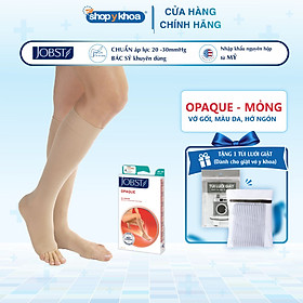 Vớ/tất y khoa JOBST Opaque - Mỏng Hỗ Trợ Điều Trị giãn tĩnh mạch chân, 20-30 mmHg (vớ gối)
