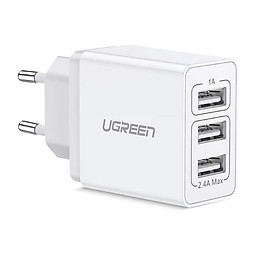 Mua Ugreen UG50817ED013TK 5v 3.1A sạc USB 3 cổng đa năng màu trắng - HÀNG CHÍNH HÃNG