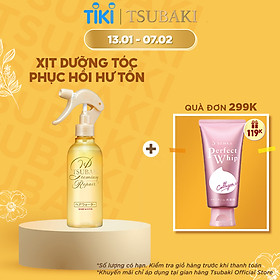 Xịt Dưỡng Tóc Phục Hồi Hư Tổn Ngăn Rụng Tsubaki Premium Repair Hair Water Nhật 220ml