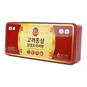 Thực phẩm chức năng Viên uống Daedong Korea Ginseng Tổng hợp Hồng sâm 6 tuổi, Nhung hươu, Đông trùng hạ thảo và Nấm linh chi Hàn Quốc (120 Viên)