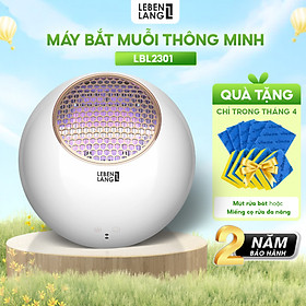 Máy bắt muỗi thông minh Lebenlang LBL2301, cảm biến quang tự động, công suất 10W, bảo hành 2 năm – Hàng chính hãng - Bắt muỗi LBL2301