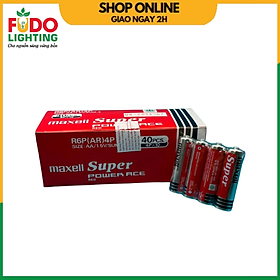Hộp 40 Viên Pin AA ( Pin Tiểu ) Maxell Siêu Bền - Hàng nhập khẩu