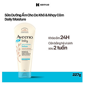 Sữa dưỡng thể hàng ngày Aveeno Baby Daily Moisture Lotion 227g