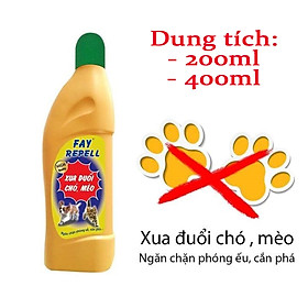 Chai Xịt Ngăn Chặn Và Xua Đuổi Chó Mèo Phóng Uế Cắn Phá FAY Repell - 400ml