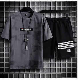 SET BỘ THUN HÈ THỂ THAO PHONG CÁCH THỜI TRANG ÁO THUN QUẦN NGẮN CỰC CHẤT KHANH AN FASHION