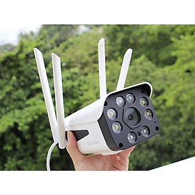 Camera ip wifi ngoài trời Yoosee 218S 4 Râu 8Led Full HD 1080P ( New 2020) - hàng nhập khẩu