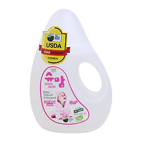 Nước giặt Tự Nhiên Hương Hoa Dịu Nhẹ Cho Trẻ SHOOMOM 1,3L