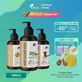 Nước rửa chén hữu cơ Bồ hòn Ecocare - 100% thực vật, không hóa chất, tinh dầu khử mùi, chăm sóc da tay, tiết kiệm nước 30% - Chai 500ml