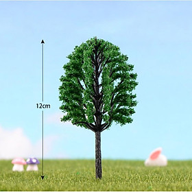 Mô hình cây xanh cao 12cm thích hợp trang trí tiểu cảnh, sa bàn, bonsai, DIY