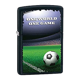 Bật Lửa Zippo 28301 - Bật Lửa Zippo Football In Stadium Black Matte