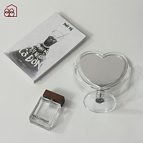 Gương Để Bàn Trang Điểm Hình Trái Tim Phong Cách Hàn Quốc Xinh Xắn