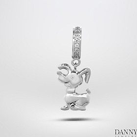 Charm Bạc 925 Danny Jewelry Biểu Tượng Cún Con PK005S Xi Rhodium/Vàng hồng