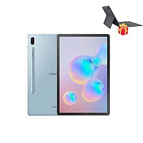 Máy tính bảng Samsung Galaxy Tab S6 10.5 ( 128GB/6GB) Tặng kèm Bao da kiêm bàn phím - Hàng Chính Hãng - Đã Kích Hoạt Bảo Hành Điện Tử