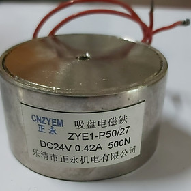 Nam châm điện nâng hút 50kg -24v
