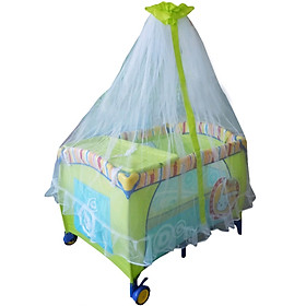 Nôi chơi có mùng Polee Plus Portable Play Crib - Lucky Baby