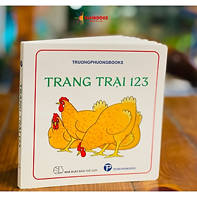 (Sách tương tác, minh họa in màu) TRANG TRẠI 123 - Nhiểu tác giả - TruonPhuongbooks – bìa mềm