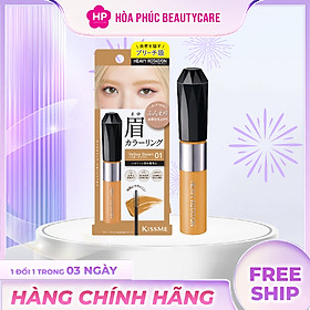 Mascara Chải Đổi Màu Lông Mày Chống Trôi Siêu Bền Kissme Heavy Rotation Coloring Eyebrow EX 8g (Màu Nâu Vàng 01)