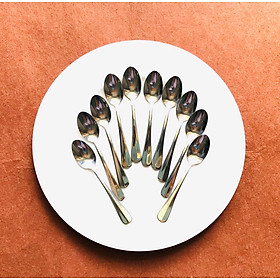 Mua Set 10 muỗng café đen kiểu Gân giữa ODILE004