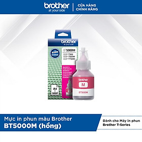 Mực In Brother BT5000M Ink Cho DCP-T300/T700W/MFC-T800W (Đỏ) - Hàng Chính Hãng