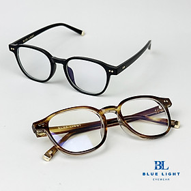 Gọng Kính Cận, Kính Giả Cận Nam Nữ BLUE LIGHT, Nhựa Siêu Nhẹ, Mắt Vuông Bo Góc Tròn