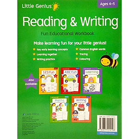 Hình ảnh Little Genius: Reading & Writing Fun Educational Workbook