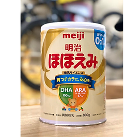 Sữa Bột Meiji Nội Địa Hohoemi Milk Số 0 (800g)